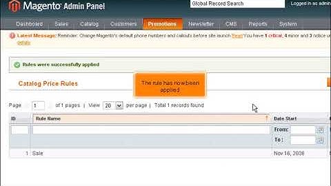 How to setup special promotions in Magento Commerce