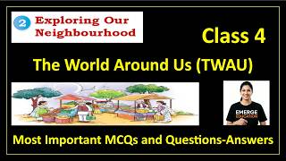 Celebrity Exploring Our Neighbourhood | Class 4 The World Around Us | Most Imp. MCQs & Questions | Ch. 2 #twau Profile