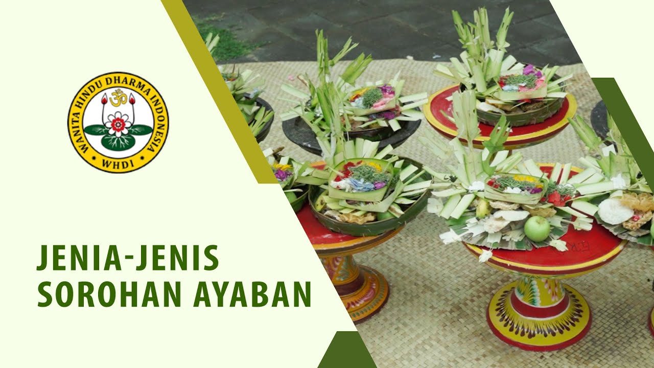 JENIS-JENIS SOROHAN AYABAN