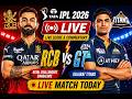 RCB vs GT Live IPL 2026 | Bangalore vs Gujarat Live Score & Commentary | IPL live match today