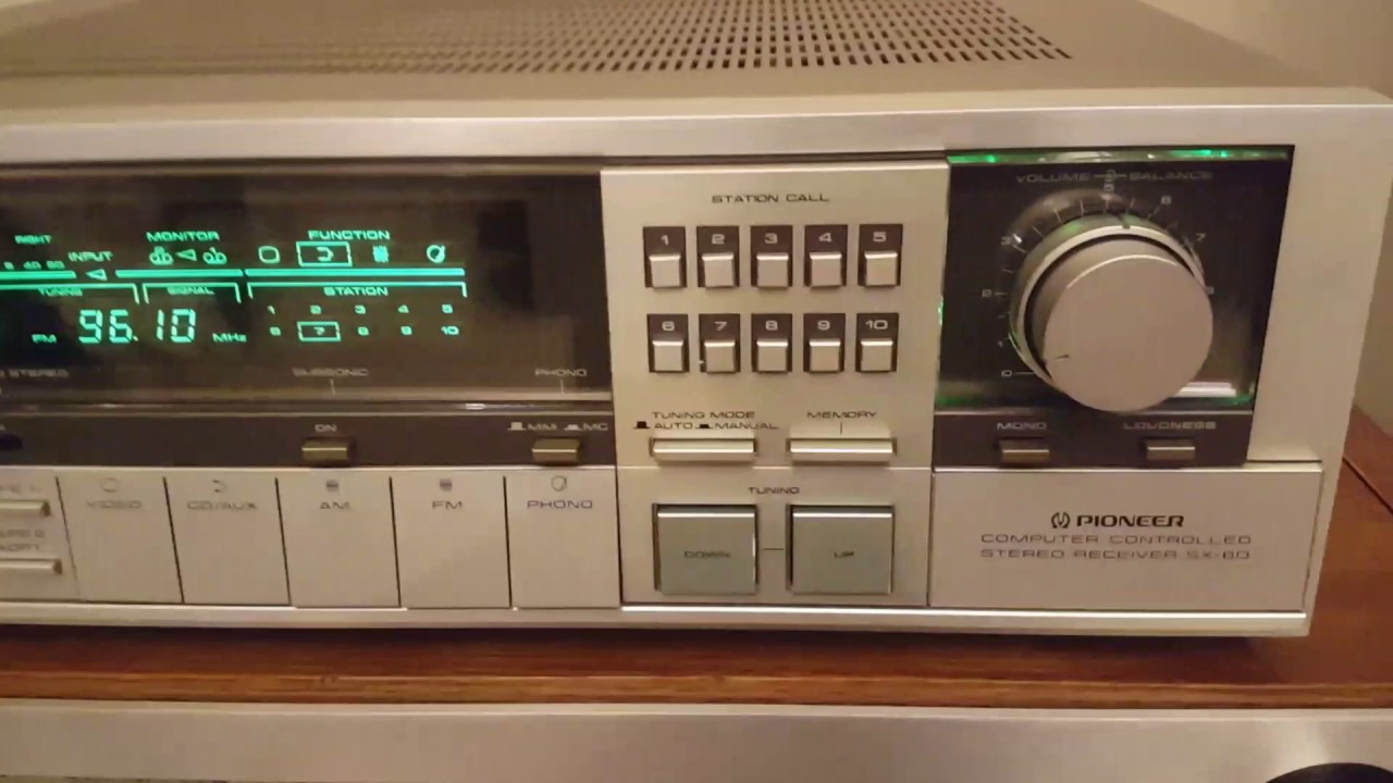 Pioneer Sx 60 Youtube