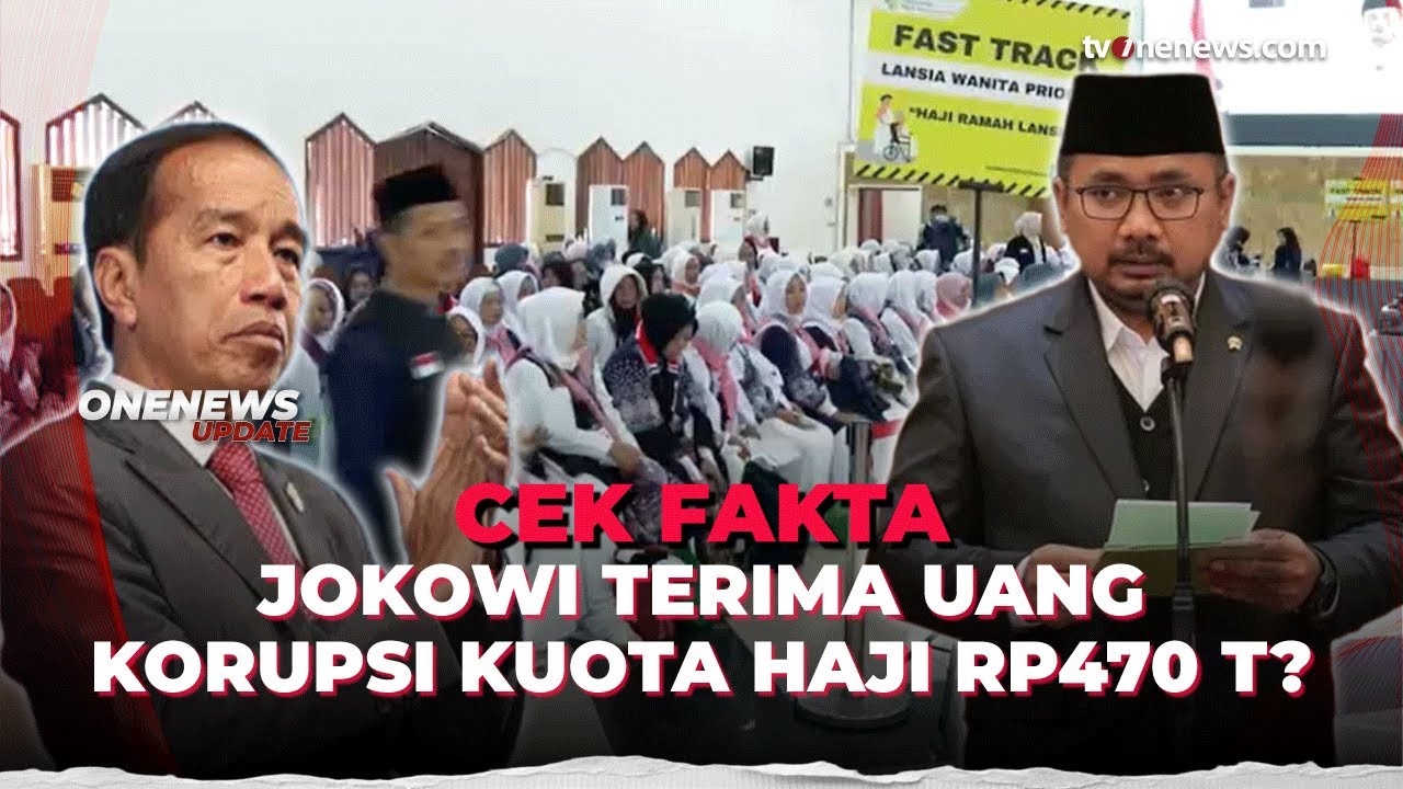 Viral! Yaqut Cholil Sebut Jokowi Terima Uang Kuota Haji, Benarkah? | OneNews Update