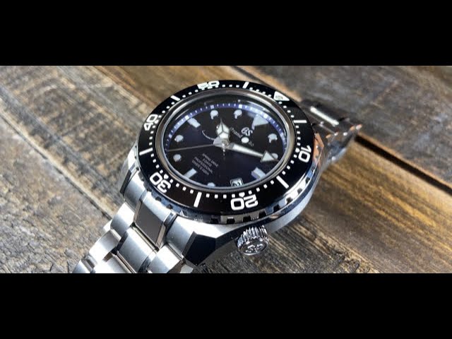 Brand New Spring Drive! SLGA001 Grand Seiko Titanium Diver 9RA5 Movement! -  YouTube