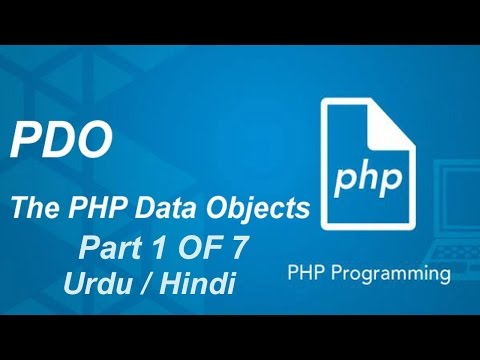 Php PDO Tutorial For Beginners In Urdu/Hindi : 1 Of 7 : 1.Connection Database