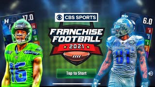 Playing CBS Sports Franchise Football 2021 for the First Time!! Is It a W L or N screenshot 3