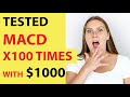 I Tested MACD Crossover Trading Strategy Indicator for X100 Times | The Testing Results were... 💪😎⭐