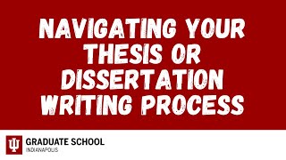 Smooth Sailing: Navigating Your Thesis or Dissertation Writing Process