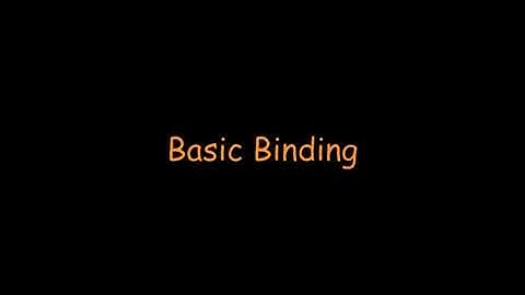 BFME Modeling Lesson 8: Binding Your Model