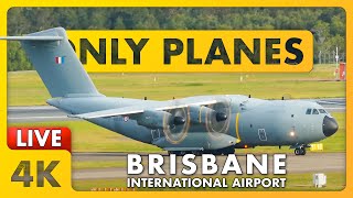 🔴 LIVE! French A400M & RAAF C-130J's at BNE w/ ATC | Brisbane International Airport, Australia ✈️