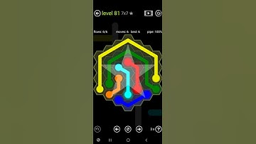How To Solve Flow Free Hexes Sampler Level 81 7x7 Board Medium Walk Through Solution Walkthrough