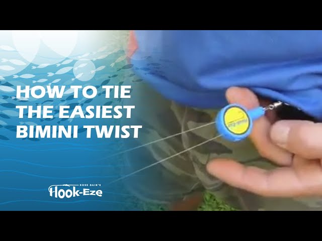 How to tie the EASIEST Bimini Twist using Hook-Eze 