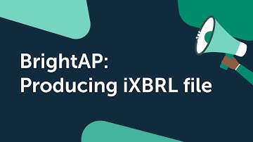 BrightAccountsProduction: Producing iXBRL file