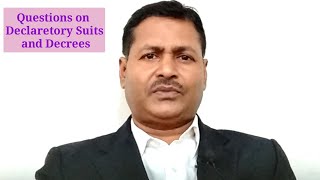 Questions on Declaratory Suits and decrees #law #civillaw #lawstudy #déclarations #bangladesh  #usa