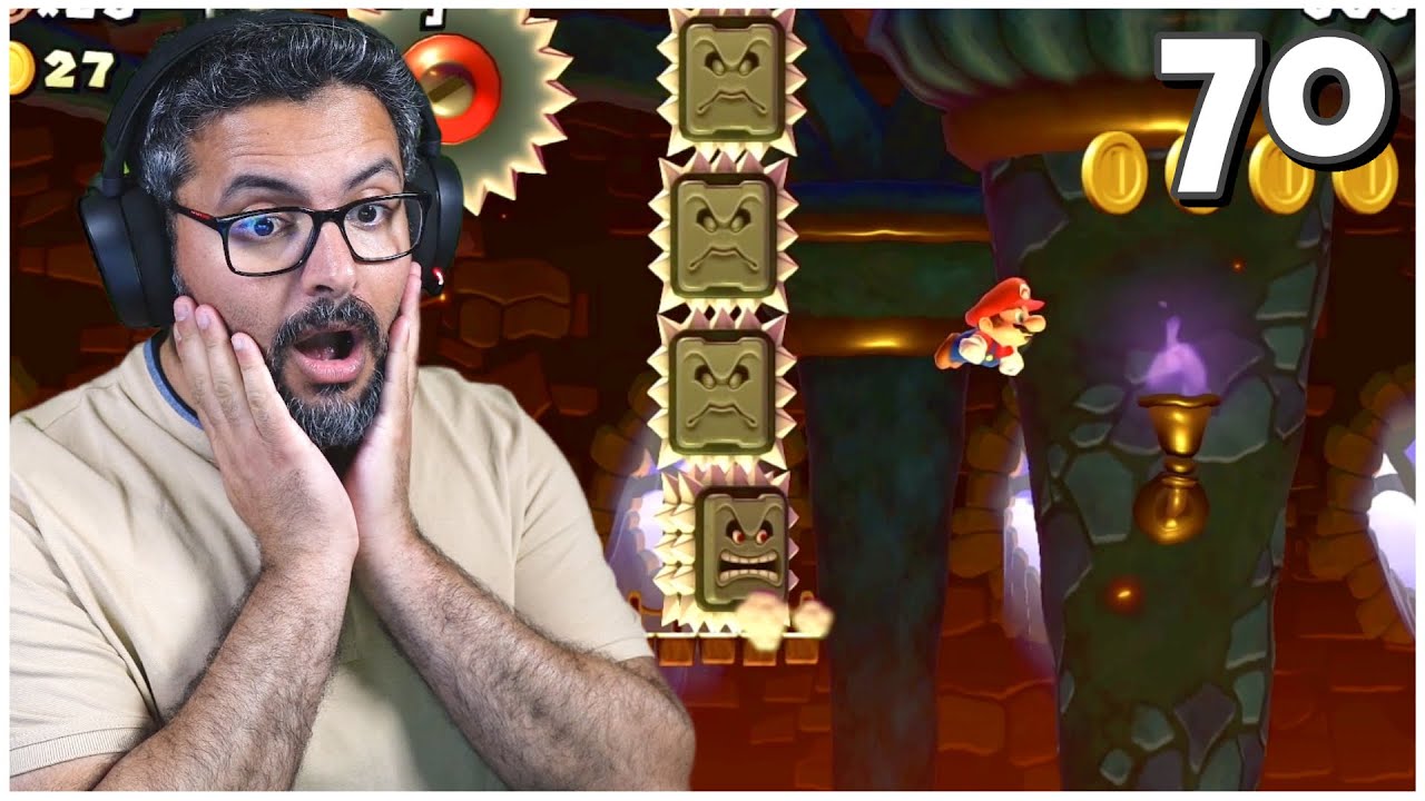 ماريو ميكر 2 رن اكسبرت طويلة، الارواح في هبوط 😱 | Super Mario Maker 2 Endless Expert