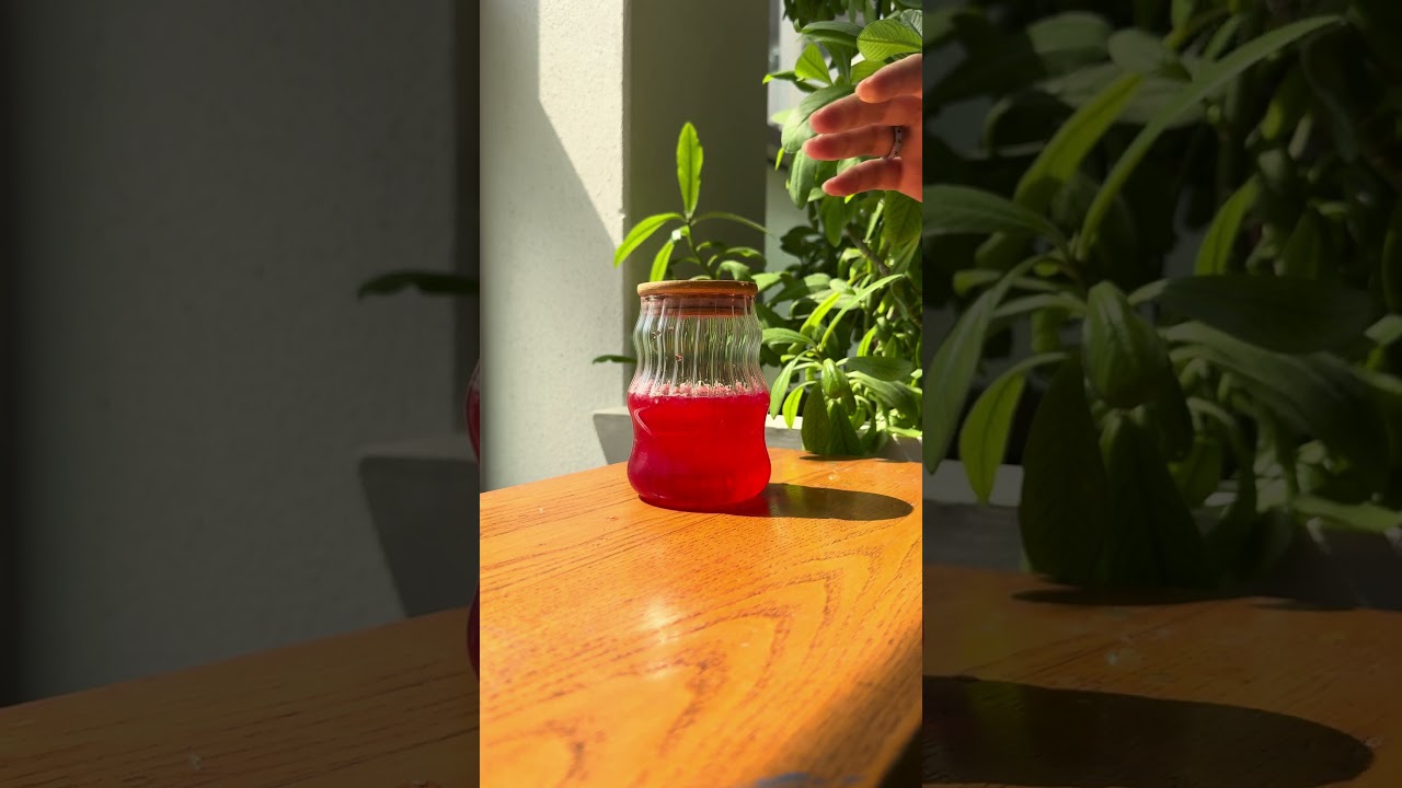 ASMR Drink Pouring into Elegant Sipster Tumbler Glass | Relaxing Sound