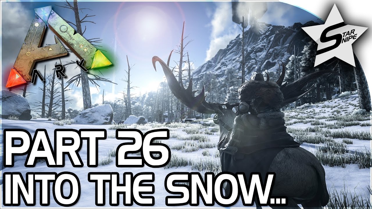 Crafting Guns Into The Snow Ark Survival Evolved Ps4 Pro Gameplay Part 26