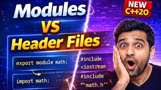 Modules vs Header Files in C++ 🔥 | C++20 Modules Explained