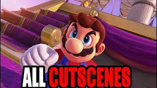 [NS] Super Mario Odyssey  ALL CUTSCENES (Full Movie) HD