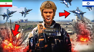 Iran Israel War | Irani Drones & Missiles Attack on Israeli Milllitary Supply Convoy - GTA 5 screenshot 4