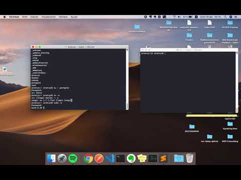 Restart , Reload ,Start , Stop servidor postgres - pgadmin en  MacOSX