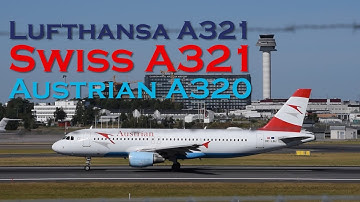 A320-family aircraft from Lufthansa, Swiss & Austrian