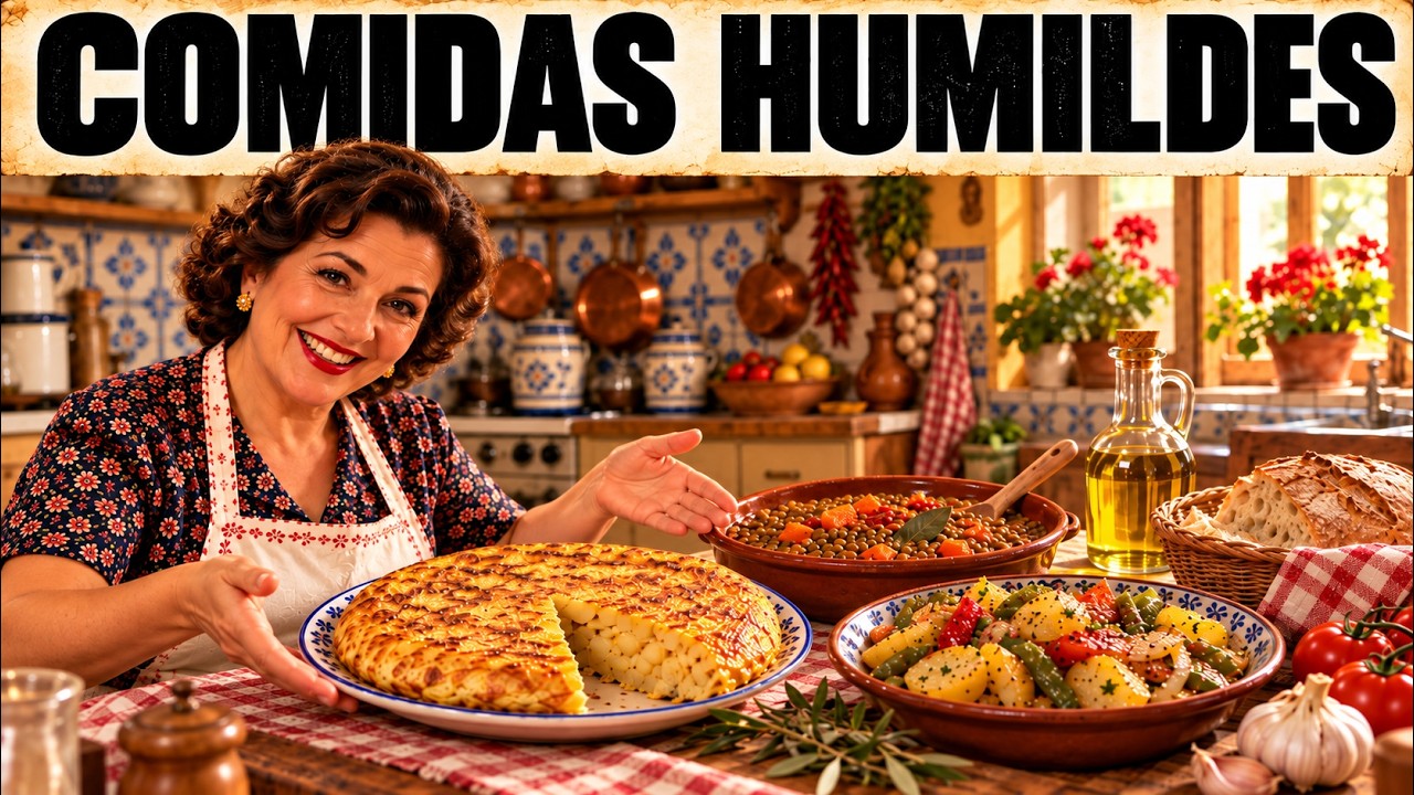 25 comidas HUMILDES que toda una generación de españoles recuerda