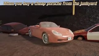 When you buy a cheap porsche from the junkyard (Greenville Roblox skit)