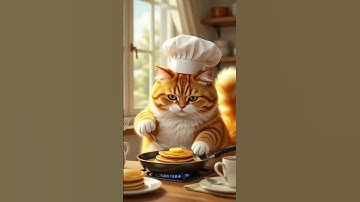 A Day in the life of a lazy cat😺| Funny Ai Animated short #cutecats​ #viral​ #crazycat​