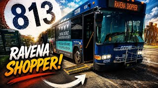 On board gillig bus 4230 full ride on route 813 