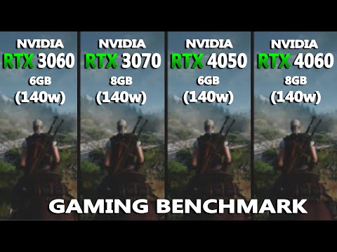 Nvidia RTX 3060 vs 3070 vs 4050 vs 4060 Gaming Benchmark (140w)| #rtx4050 #rtx3060 #rtx4060 #rtx3070