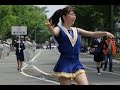 20160503第64回横浜国際仮装行列（ザよこはまパレード2016）横浜市立金沢高等学校バトントワリング部WINNERS／横浜税関音楽隊