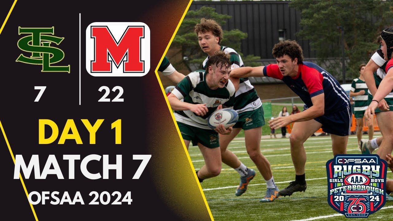 ST.THERESA .L VS MEDWAY | DAY 1 - MATCH 7 | OFSAA BOYS RUGBY FULL GAME ...