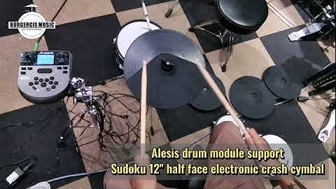 Alesis drum module support Sudoku 12" electronic half face crash cymbal