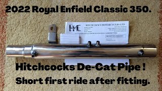 Royal Enfield Classic 350 Hitchcock DeCat Exhaust