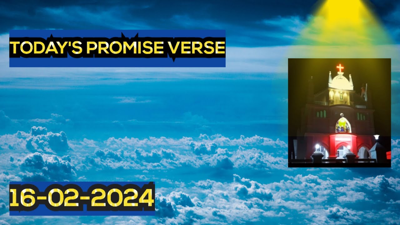 Today's Promise Verse |February 16, 2024