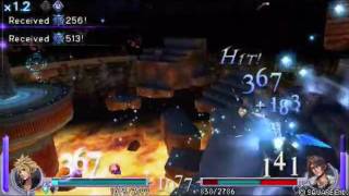 Cloud vs Squall Dissidia Final Fantasy