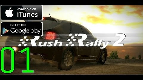 Rush Rally 2 (by Brownmonster) - iOS / Android - Gameplay Part 1 - "Finland Track"