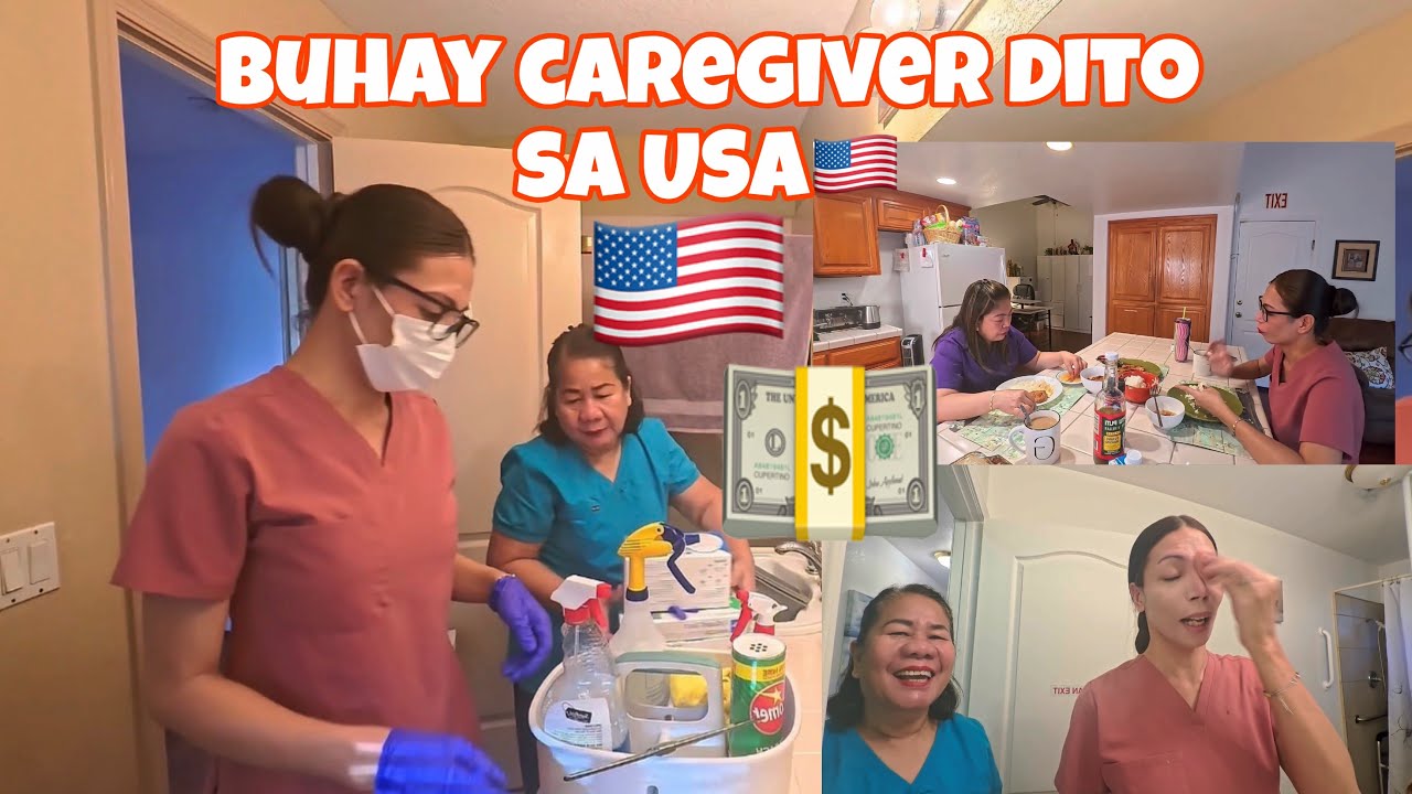 Buhay caregive dito sa USA🇺🇸💵💵💵💵