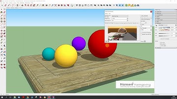 Hanni Handig met SketchUp - Twilight render - Environment Spherical Sky  (achtergrond beeld)