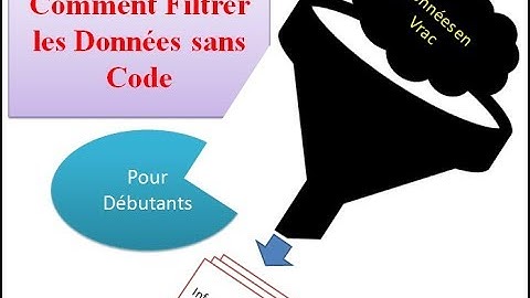 Filtrer les données sans code