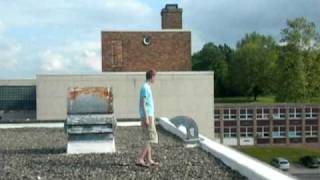 On the roof!