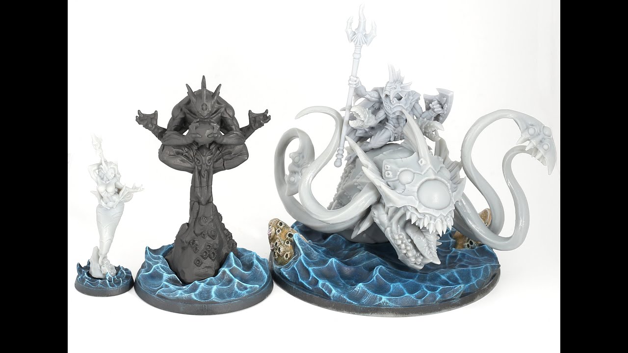 Painting a beautiful water base for miniatures, quick and easy! YouTube