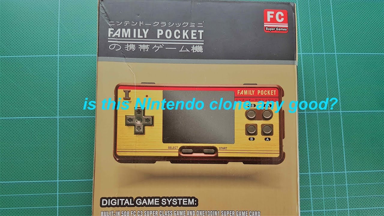 508 games Handheld NES console FC Pocket 2 review