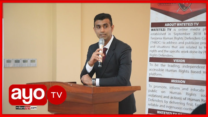 SABABU ZA SHEHZAD KUGOMBEA URAIS TLS HIZI HAPA "UTU NA MSHIKAMANO"