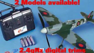 eRC Micro Warbirds - Spitfire & Mustang