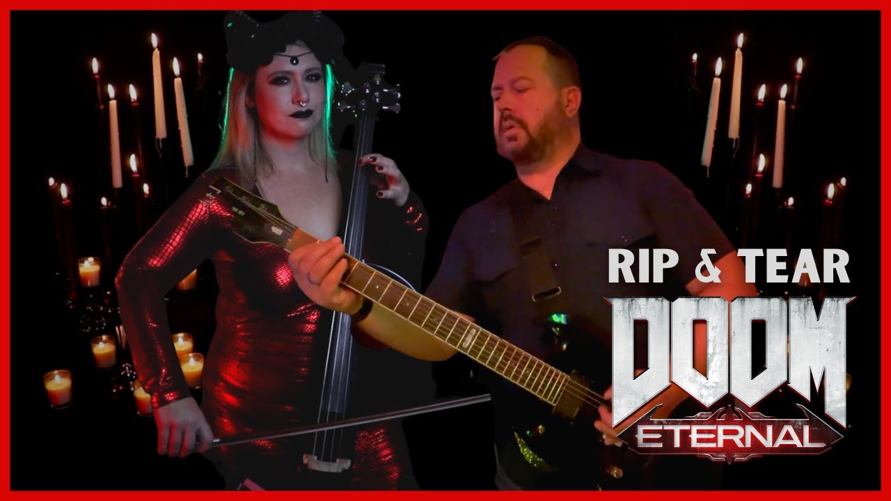 Rip & Tear DOOM Eternal Cello & Guitar Cover featuring John Townsend