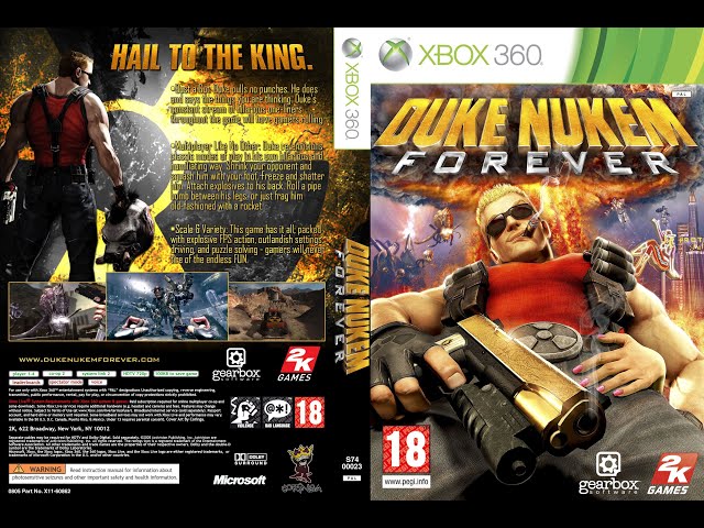 Jogo Duke Nukem Forever - Xbox 360 - Mídia Física Original