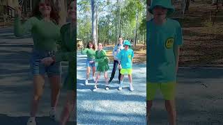 4 Teenagers dancing in the Australian bush campsite #norrisnuts