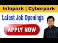 Infopark/Cyberpark - Latest Jobs | Infopark Kochi jobs 2023 | Job vacancy 2023 Malayalam | Jobhunter