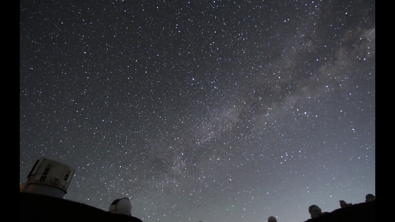 Milky Way on the top of Mauna Kea, Hawaii - YouTube